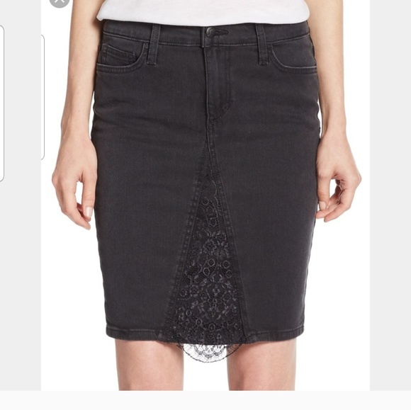 Joe's Jeans Dresses & Skirts - Joe's Jean's Peekaboo Lace Inset Pencil Skirt 24